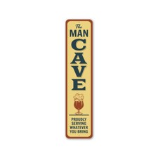 Man Cave Bar Metal Sign