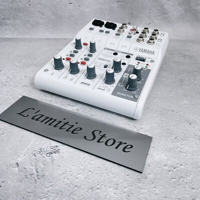 YAMAHA AG06MK2 W 6ch Live Streaming Mixer White AG 06 AG06 MK2