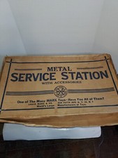 1950s Marx Metal Service Station Original packaging and inserts BOX ONLY AS IS