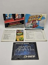 Lot of 5 Nes Manual Booklet Only - Super Mario Bros 1  2, Mutant Turtles, Xexyz