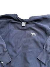 Vintage 90s Champion Reverse Weave Warm Up Sweatshirt Pull Over Men Xl Navy