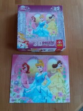 TREFF-Visual Echo-3D Puzzle-Disney Princess-Kinder-25 Teile