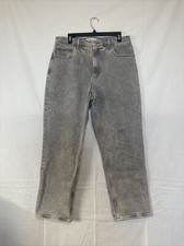 Abercrombie  Fitch Jeans Womens 32/14S 90s Straight Ultra High Rise Gray