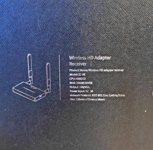 Wireless Video Adapter 1080P HD - 2.4/5GHz Network Receiver/Transmit (HDMI/VGA) - Picture 4 of 6