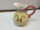 Mary Engelbreit Yellow Pitcher with Pink Flower