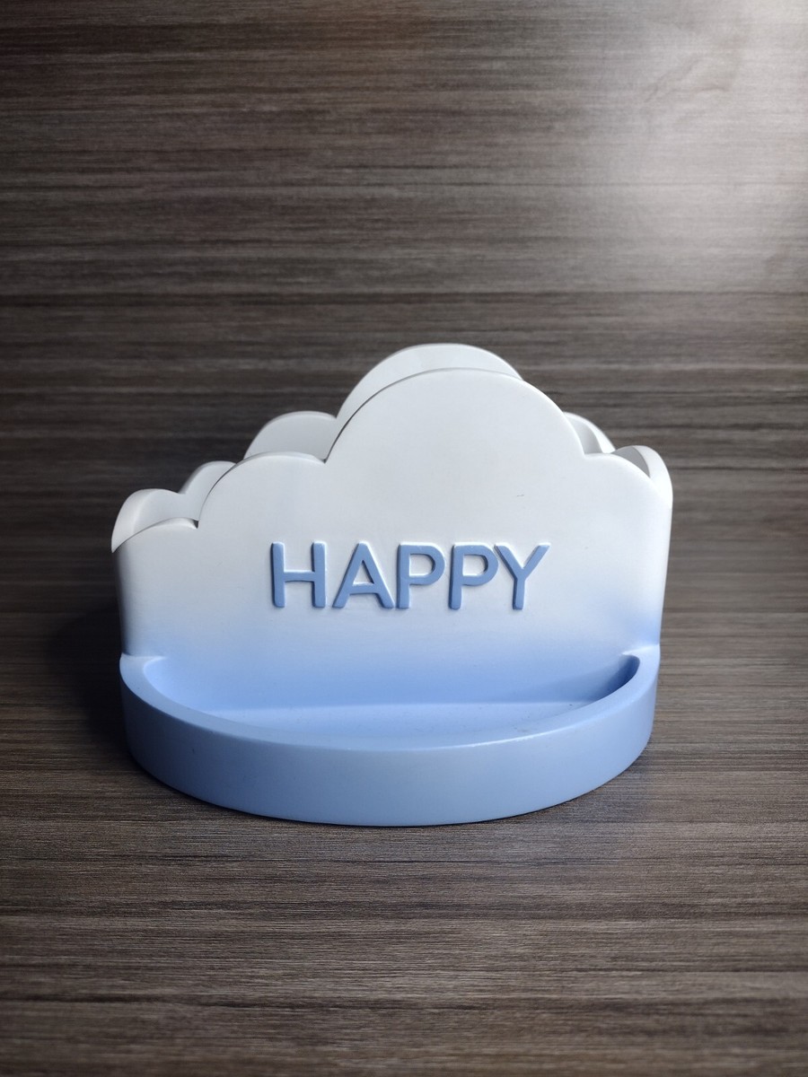 Vibe boost happy cloud makeup brush/pencil holder jewelry dish