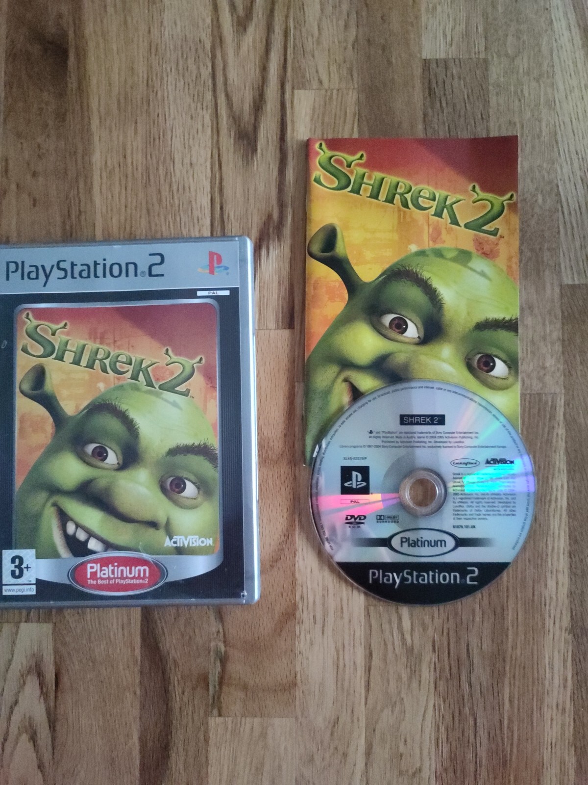Shrek 2 PS2 Boîte Et Notice 