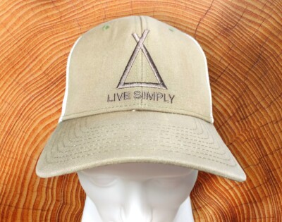 Patagonia LIVE SIMPLY Teepee Hat Cap Trucker Mesh Back Snapback | eBay