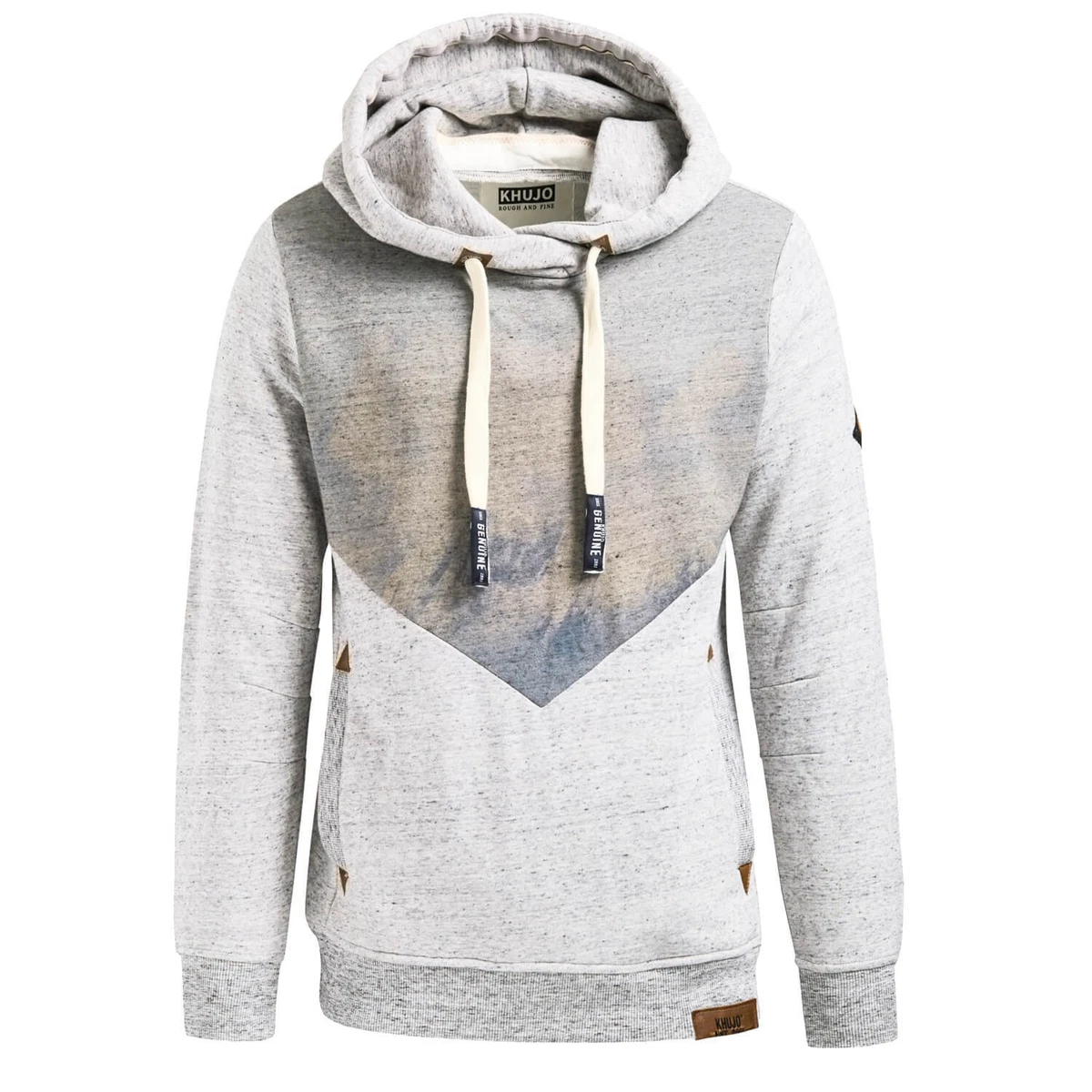 Mens landscape painting print drawstring hoodies with kangaroo pocket new arrivals