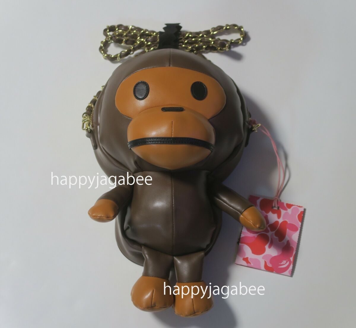 A BATHING APE Ladies' BABY MILO PLUSH DOLL CHAIN SHOULDER A BATHING APE Ladies' BABY MILO PLUSH DOLL CHAIN SHOULDER