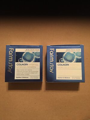 2 PCs farm stay collagen water full hydrogel eye patch 3.17 of 60 sheets