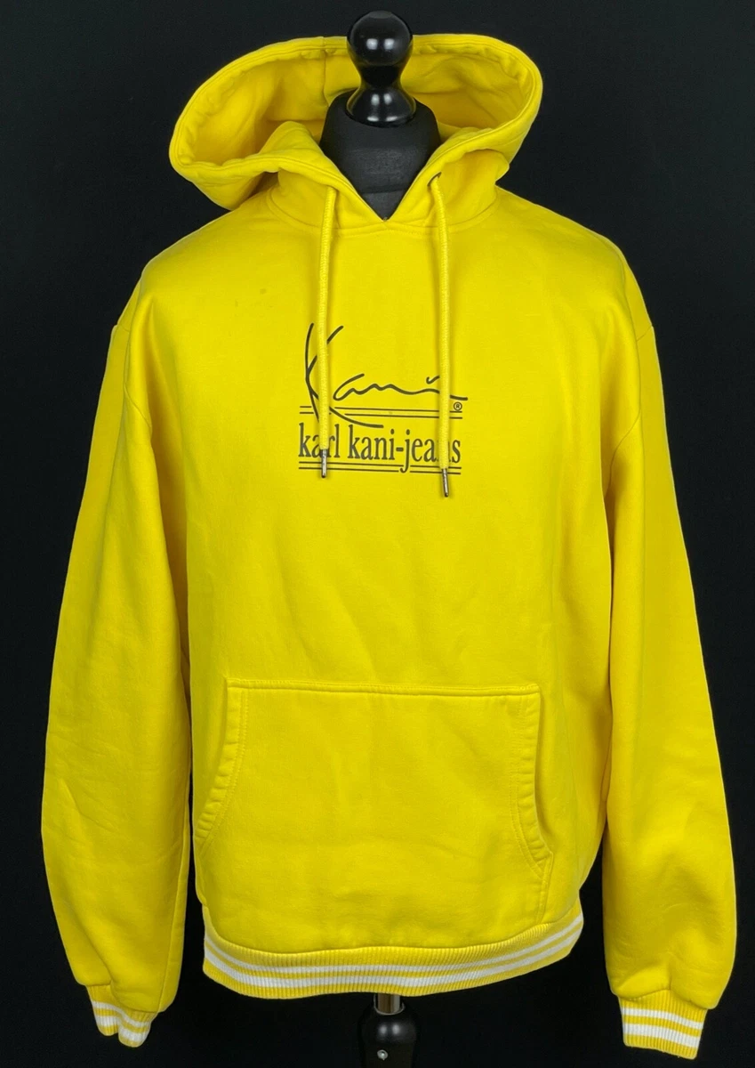 Karl Kani Yellow Hoodie Menu0026#039;s Size Large Vintage 90u0026#039;s HIP HOP  Sweatshirt Rare | eBay