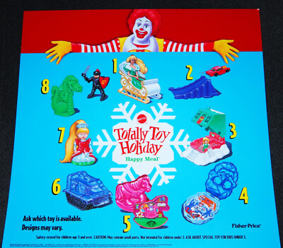 McDonalds Totally Toy Holiday Happy Meal Fisher Price Mattel