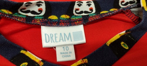 Dream Top The Nutcracker HELLO Christmas Shirt 3/4 Sleeve Childrens Size 10 - Picture 2 of 12
