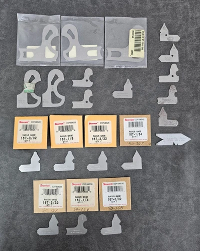21pc Mitutoyo Starrett Lufkin Radius Gages