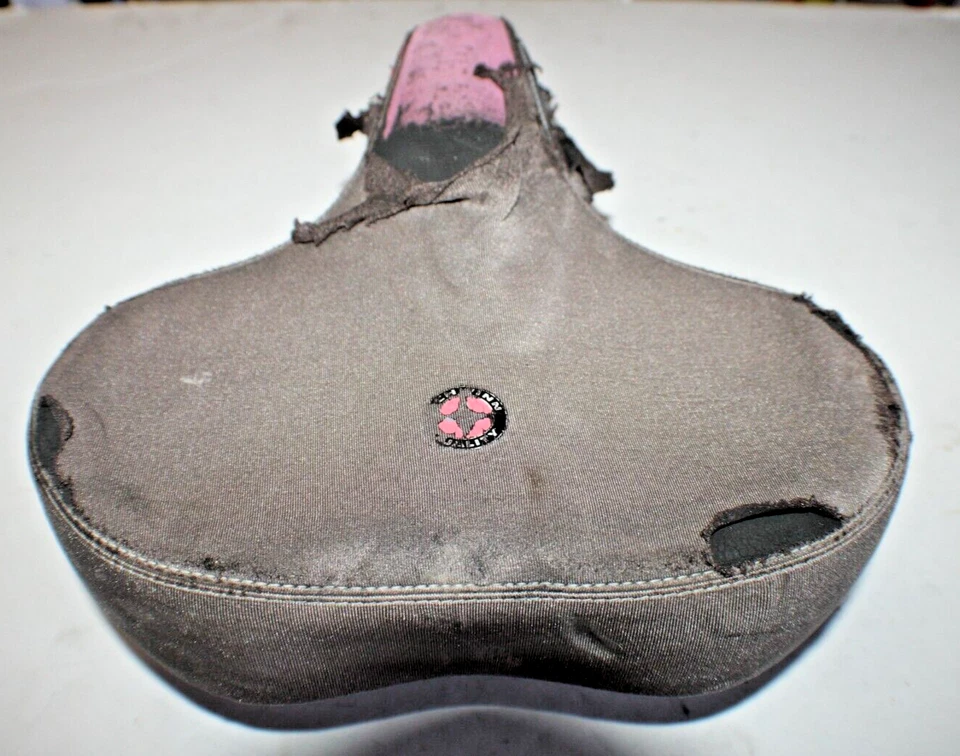 Sillín de bicicleta Schwinn Cruiser gris 280/270 mm cómodo híbrido envío rápido a EE. UU. Foto 3 de 4