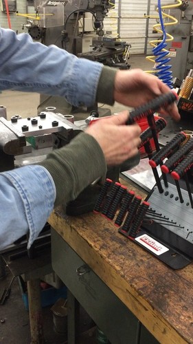 Ultimate T-Handle Hex Key Set - 11pc SAE Inch Wrenches with Color-Coded Sizes - Picture 5 of 9