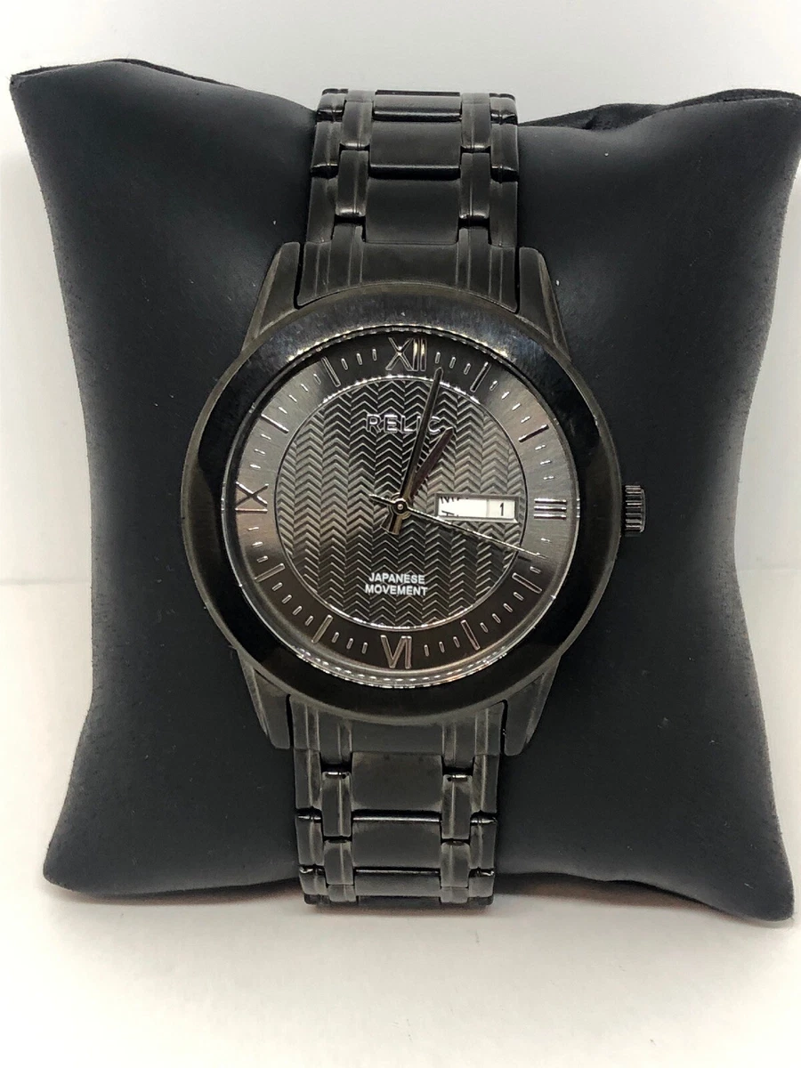 Black relic outlet watch