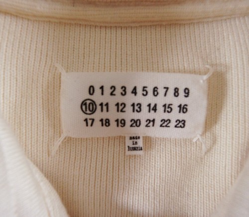 Maison Margiela Jacket Mens Small Cream Ribbed Knit Full Zip Luxury Adult FLAWS* - Picture 8 of 19