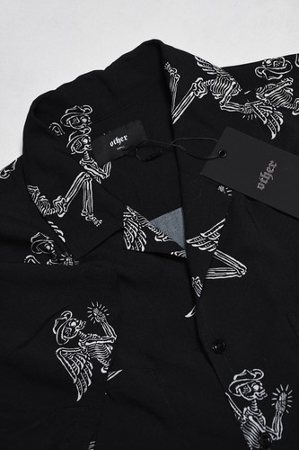 OTHER CUBAN SHIRT SKELETON COWBOY size S - Picture 5 of 9