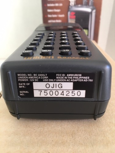 Uniden Bearcat BC230XLT Scanner palmare programmabile 200 canali - Foto 10 di 11