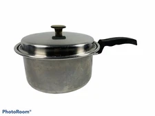🔥 Flavorseal by Cory • 18-8 Stainless 3 Ply Steel Sauce Pan With Lid •