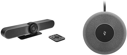 Logitech MEETUP Zusatzmikrofon, Breitband-Audio mit Rauschunterdrückung, Bluetoo - Afbeelding 2 van 3