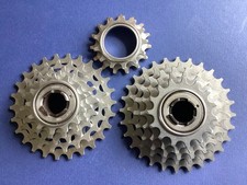 Suntour Winner 5 speed freewheels 13x26, 15x28 with 13/15 opt to make 6spd
