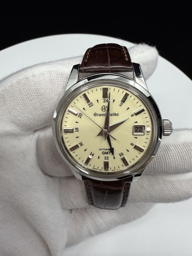 Grand Seiko Elegance SBGM221 | Cream Dial & Brown Leather | In USA