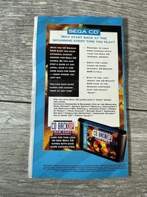 Shining Force CD (Sega CD, 1994) Authentic & Complete w/ Reg Card (Water Damage)
