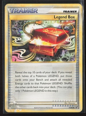 Legend Box 75/90 Uncommon HGSS Undaunted Pokemon Heavily Played