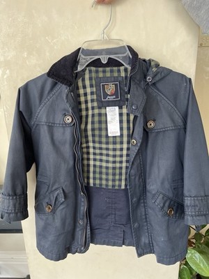 Jacadi Paris Kid s Cotton Jacket, Navy, Hooded, Preowned, 6Y