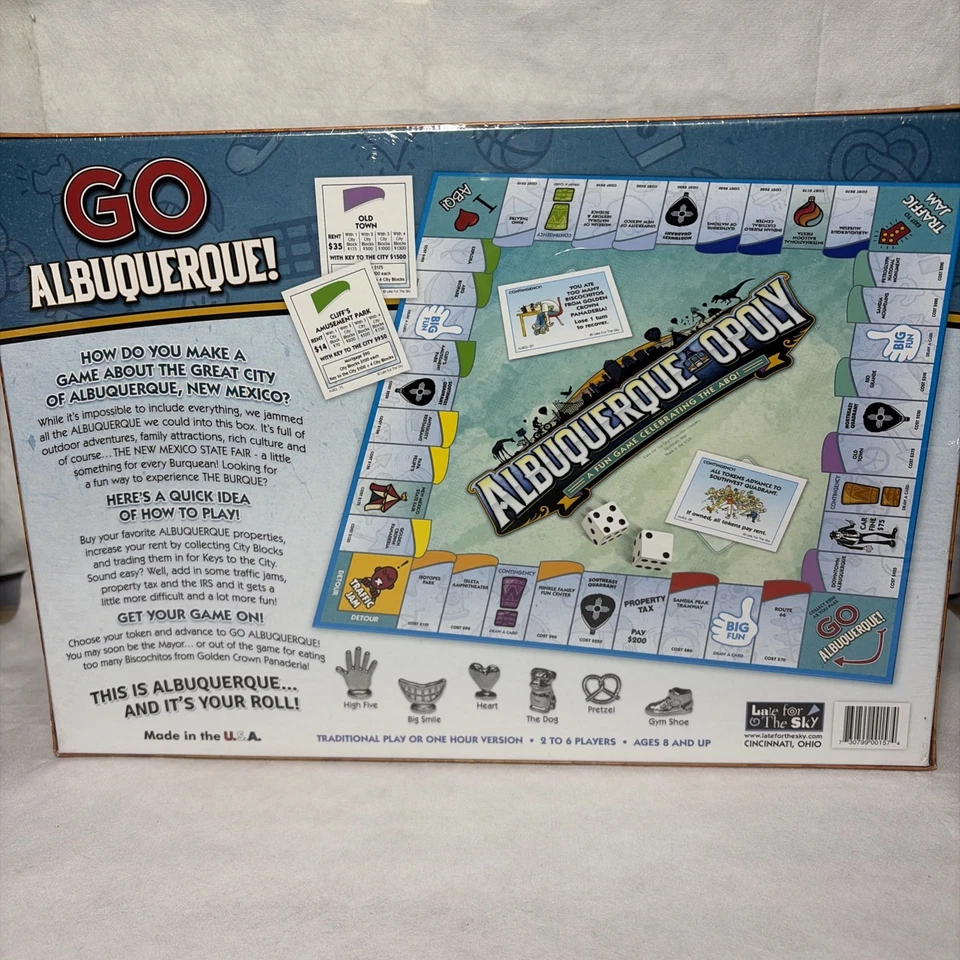 ALBUQUERQUE OPOLY New Mexico Board Game - Image 2 of 2