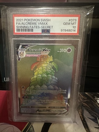 Alcremie VMAX graded PSA 10 for sale on eBay