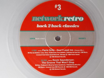 Paris Grey - Network Retro 3 - Back 2 Back Classics - Used Vinyl Rec - G5628z