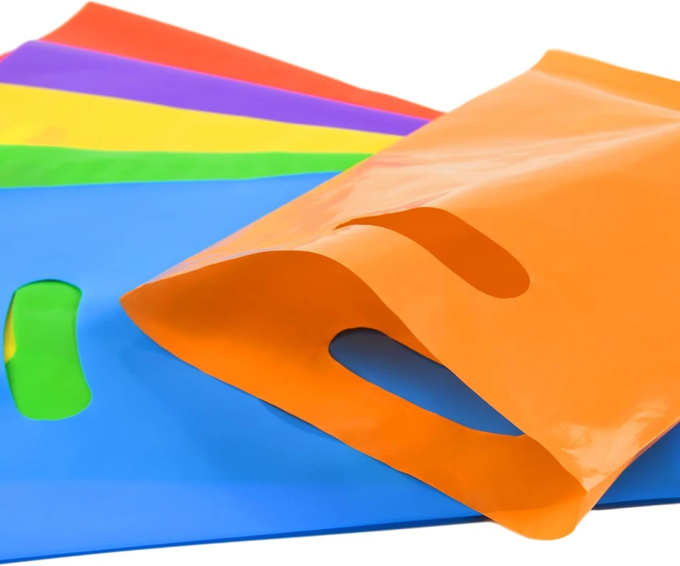 24 PIEZAS Bolsas de Regalo Pequeñas para Favor de Fiesta de Plástico, Bolsas de Regalos de 6"x8" para Niños, Candy Tr Foto 4 de 4