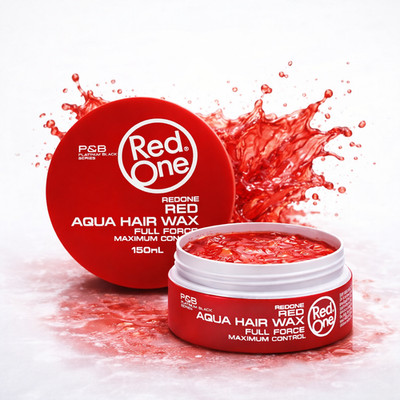 RedOne Aqua Hair Wax Red Full Force 150ml Haarwachs Styling Set