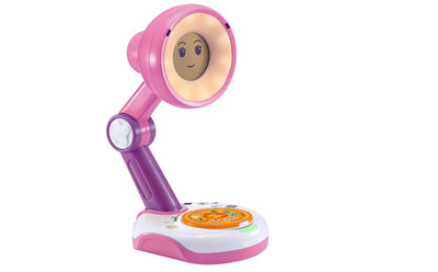 VTech Funny Sunny interaktive Lampe Kinder Lernspielzeug Uhr Wecker Pink 3-8Jahr