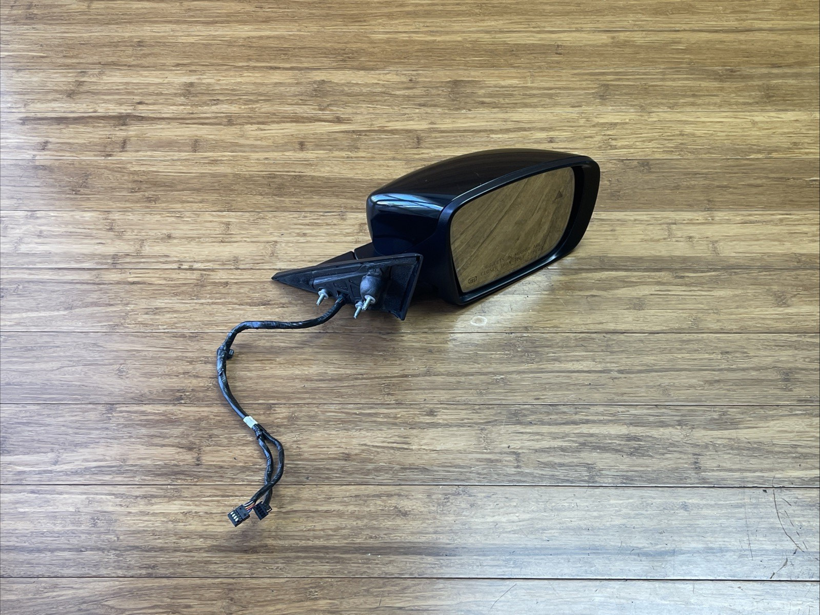 2013-2016 Maserati Ghibli M157 Front Right Mirror W/ Blind Spot Black OEM *NOTE*