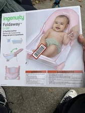 Ingenuity Foldaway 2-Position Bather 2-Position Adjustable Support Baby Bath