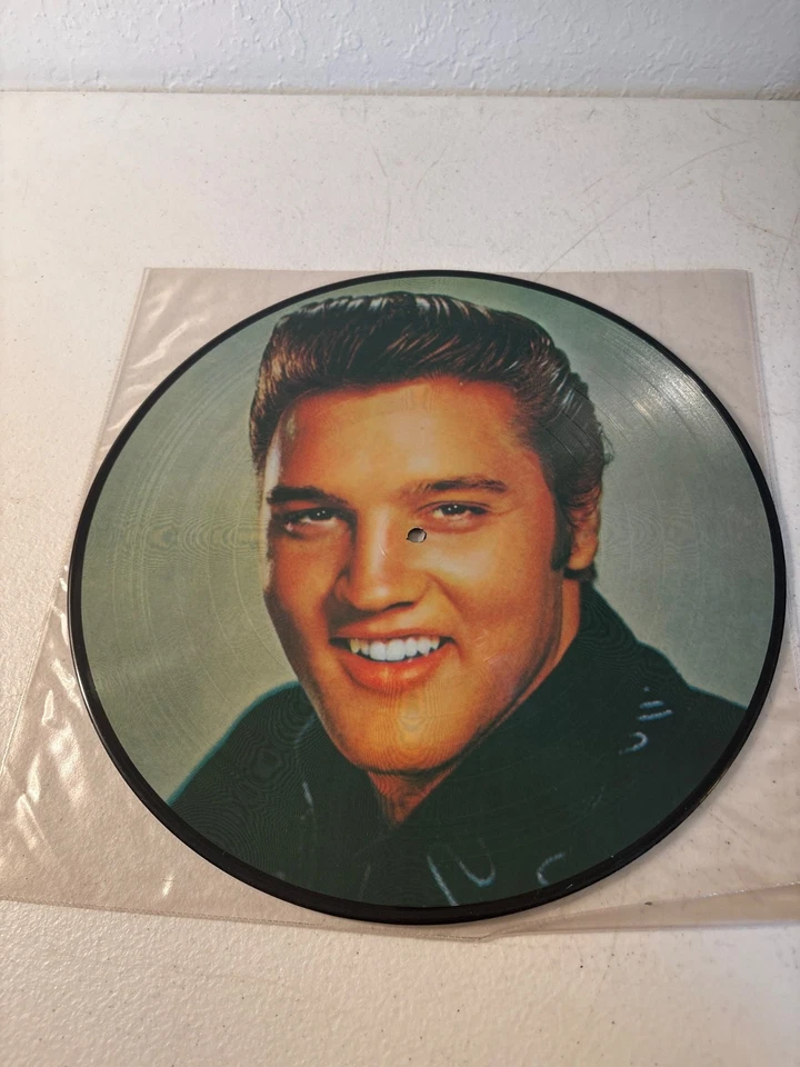 ELVIS PRESLEY POOR BOY PICTURE DISC MADE IN DENMARK 1984 AR 30018 ROCKABILLY VG+ Foto 2 de 2