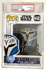 Funko Pop Bo-Katan Kryze Katee Sackhoff Autographed PSA Case Limited Edition