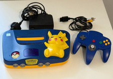 Nintendo 64 Console Pokemon Pikachu N64 Special Edition + controller and leads
