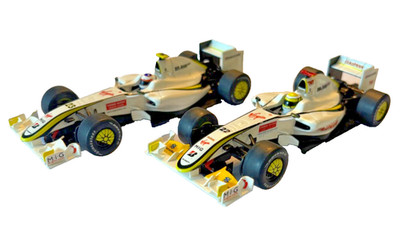 Carrera Digital 132 Scalextric Brawn GP Doppelpack # 22/23