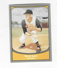 1990 PACIFIC BASEBALL LEGENDS VERN LAW #37