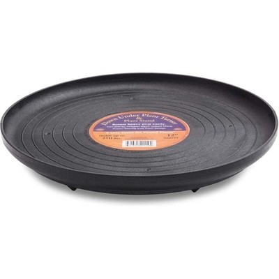 Bosmere Plastic Down Under Plant Saucer & Turner, Up to 250lb   Black, 12 