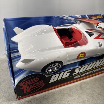 Hot Wheels Speed Racer Mach 5 Big Sounds 17” 2007 New In Package