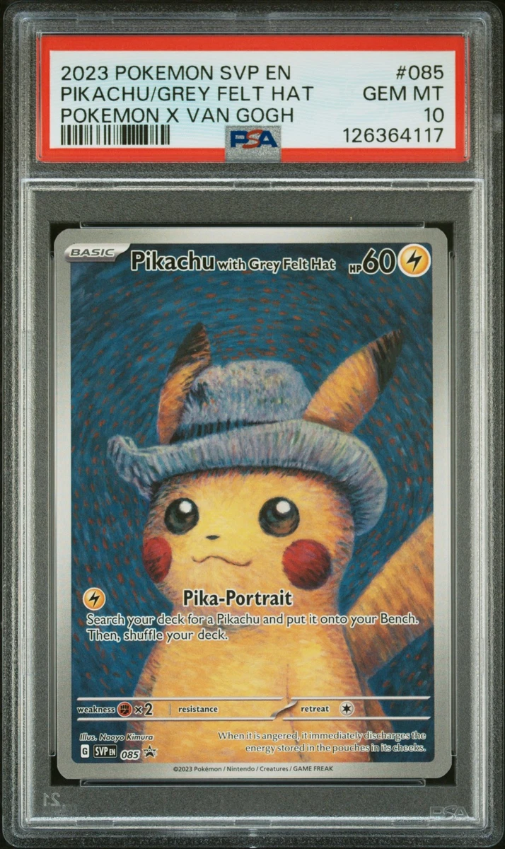 Preços baixos em Pikachu with Grey Felt Hat 085 Sv: Scarlet