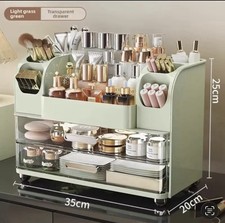 Makeup Organizer Storage Box Large Cosmetic Holder Drawer Acrylic Dust-proof