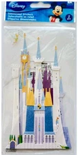 Disney Castle Sticker Embellishment Scrapbooking Card Puffy Dimensional 